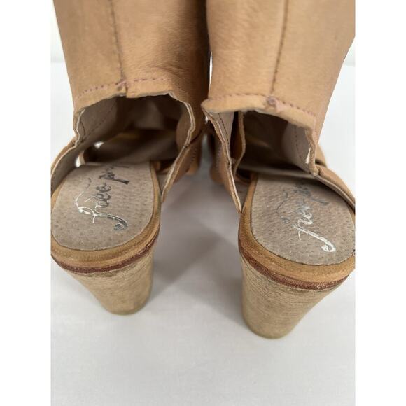 Free People Effie Block Heel Leather Ankle Boots, Women’s Size EU 41 US 10 - Picture 14 of 16